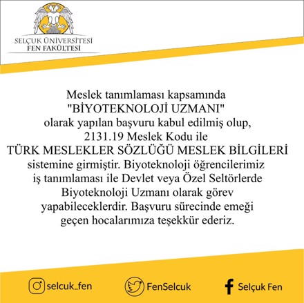 Biyoteknoloji Uzmanı